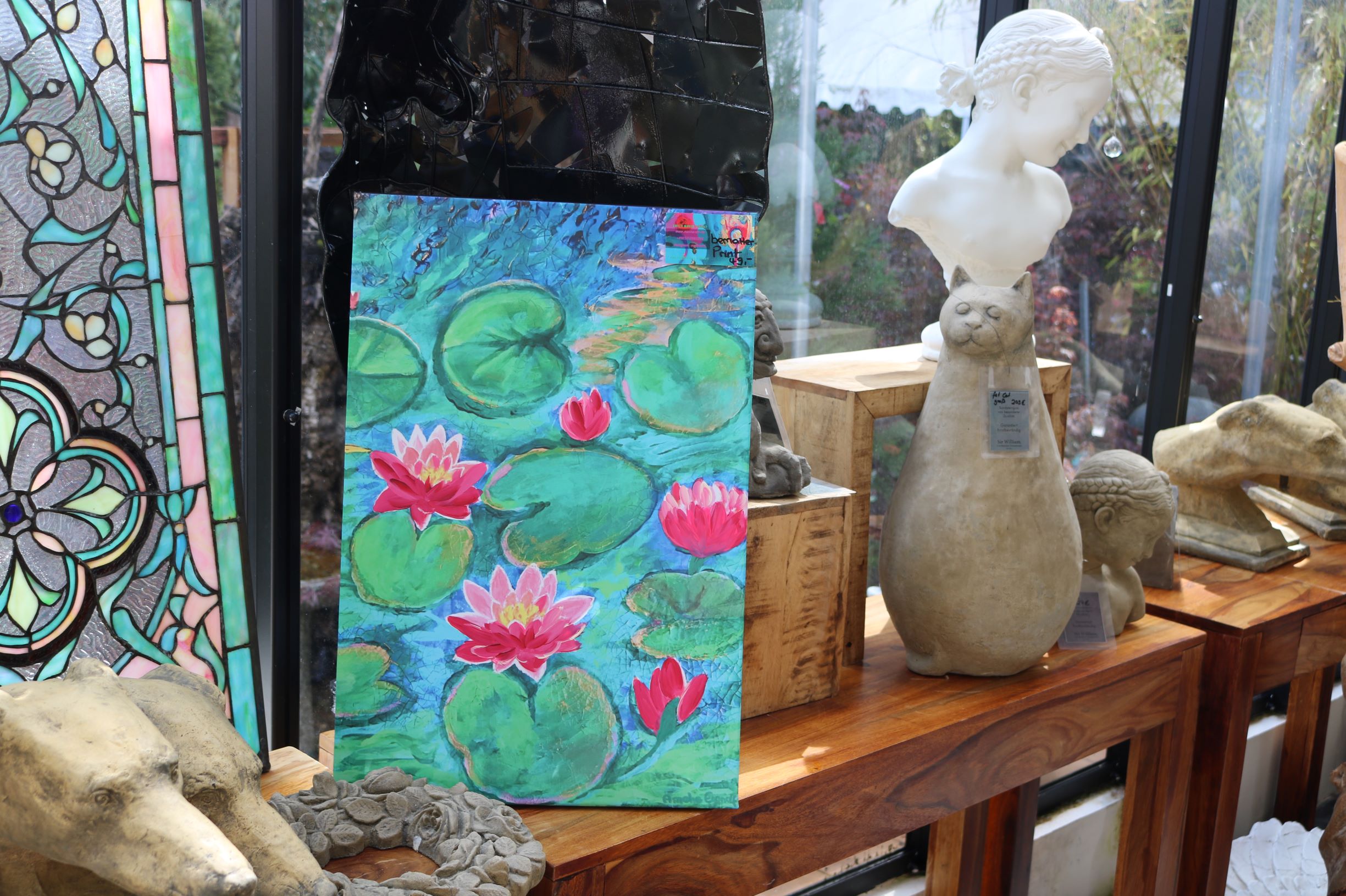 Seerose8KelS0rhF95m5 Water Love - Original Painting and Print