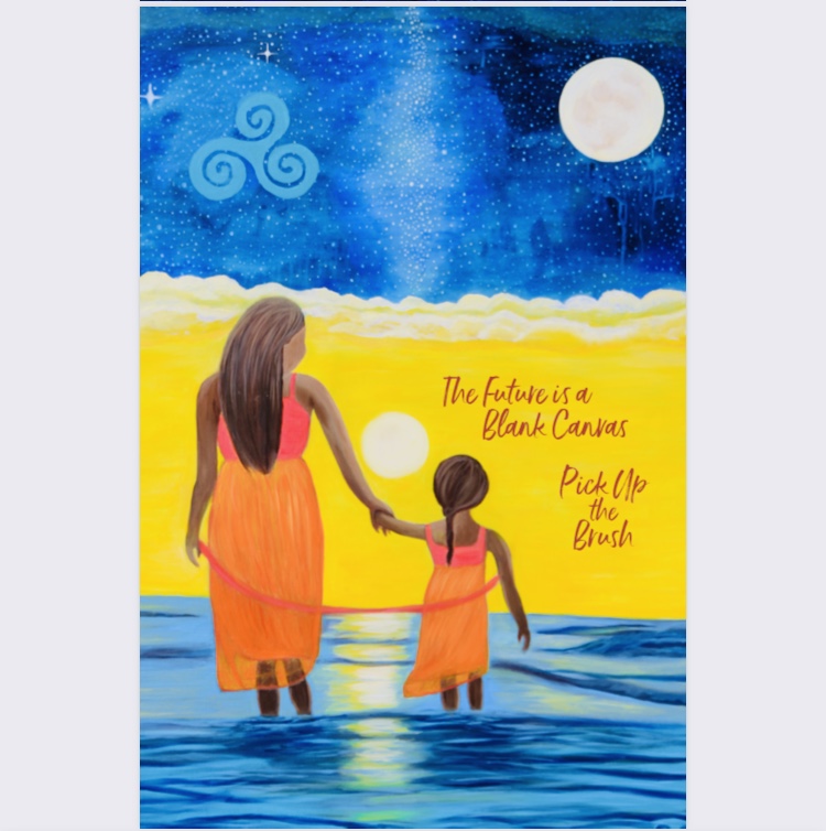 5F8F78C7-2005-4D6B-8377-0AA4C2F4B126 Mother love - original oil painting and print
