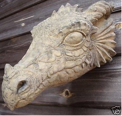 Wyvern Drachenkopf - Wanddeko