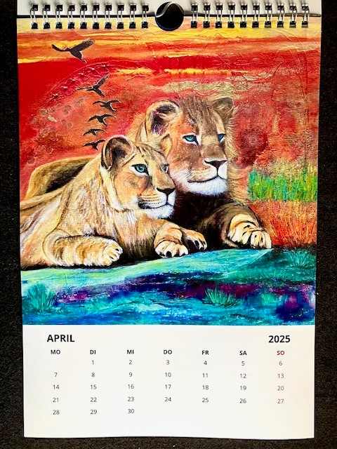 Kunstkalender - 2025 Kalender Monira Art