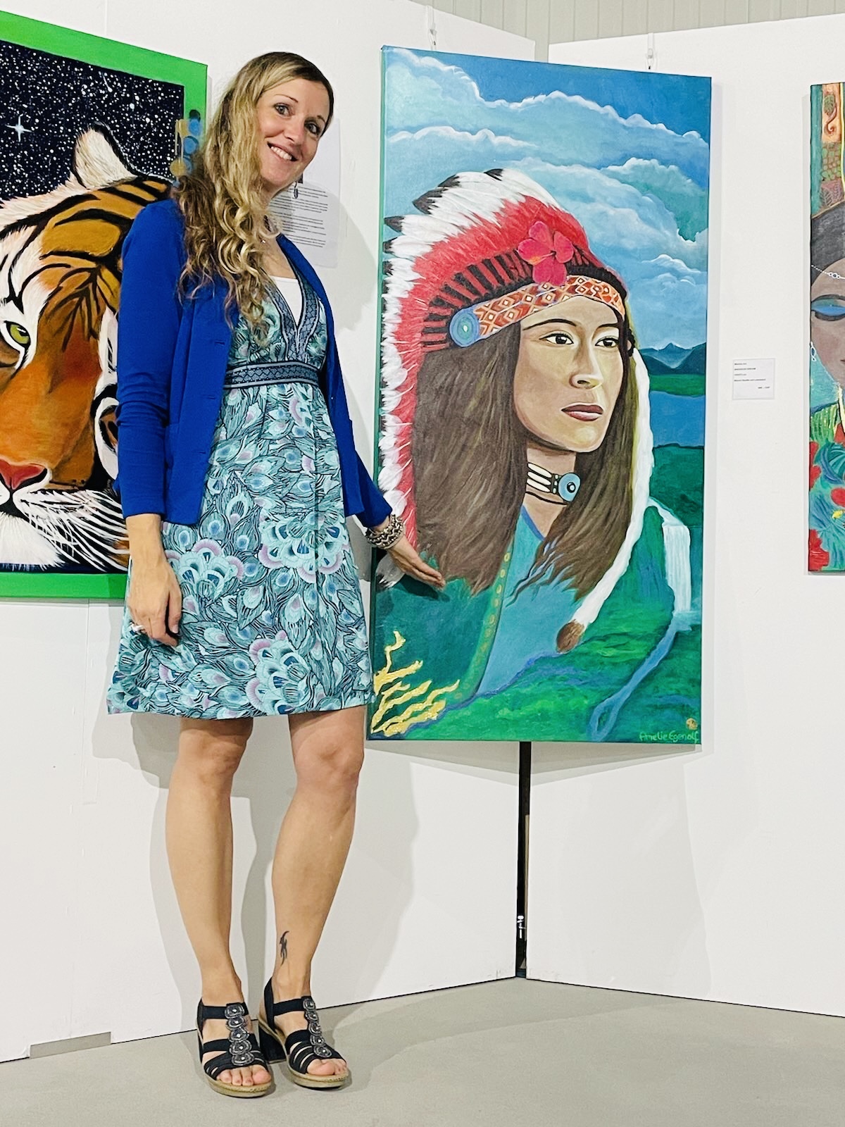 Warrior Dream - Original painting and print