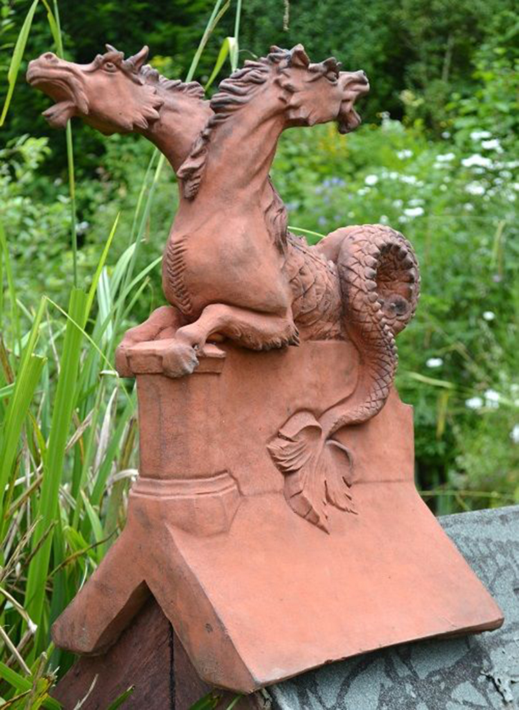 Pferd/Schlange twin headed - Dachreiter