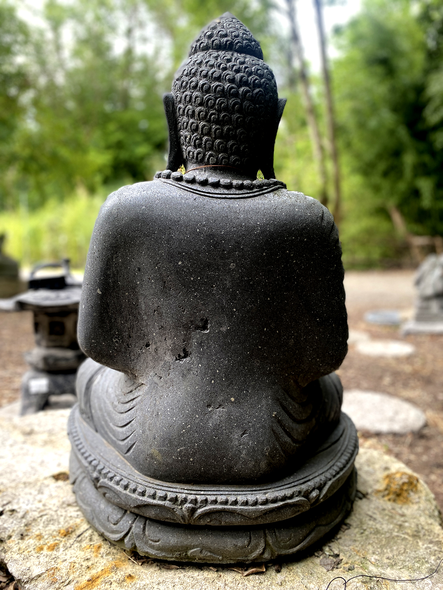 Buddha mit Kette - 80cm
