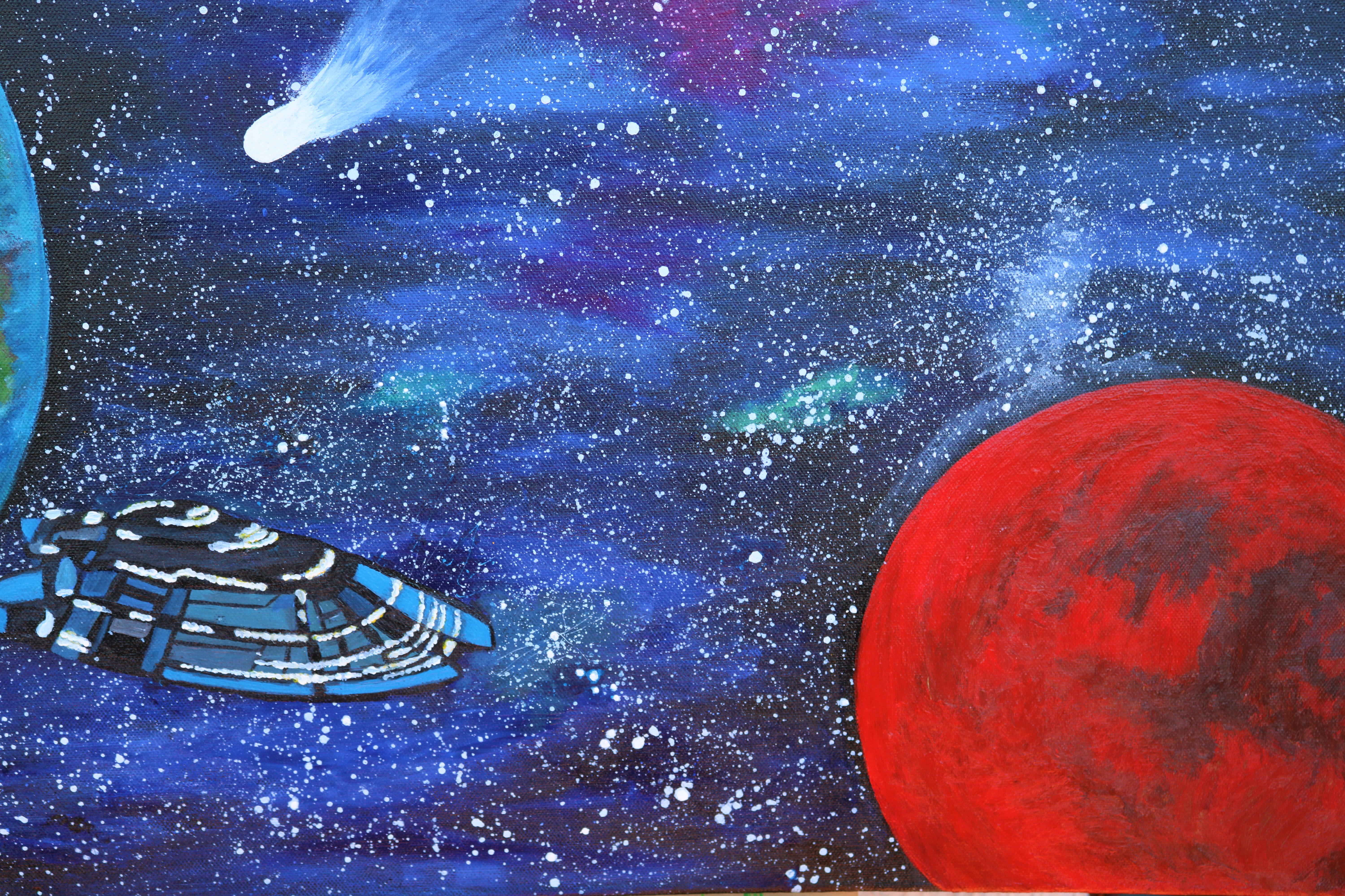 Universe painting - Original and print