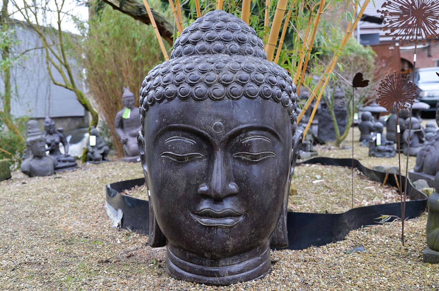 Buddha Kopf in vier Größen