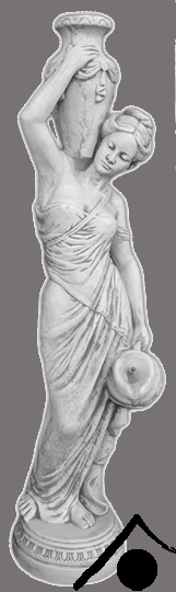 g85kg-h119cm-1x-214eur Frau mit zwei Krügen - 119cm