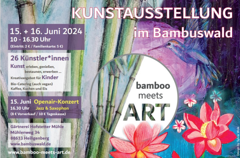 Kunstausstellung bamboo meets art 2024