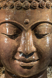 Buddha Kopf als Wasserspiel-132cm