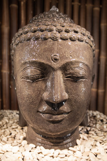 Buddha Kopf als Wasserspiel- 50cm