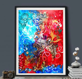 Discovery of dimensions - Original Painting and print