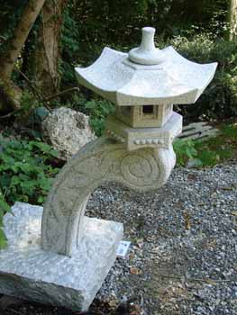 Japanische Steinlaterne 'Rankei' aus Granit