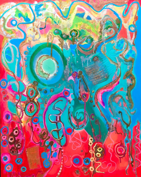 Universe of colors painting - Original